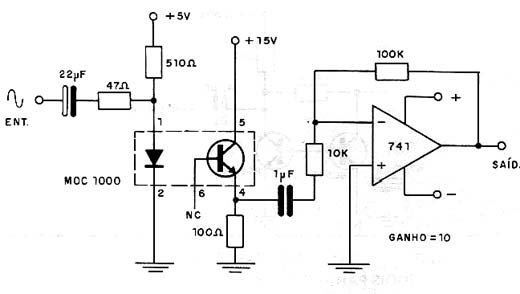  Isolador com Acoplador Óptico 