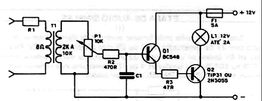  Luz Rítmica de 12 V   