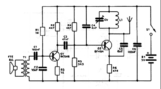  Pequeno Transmissor de FM        