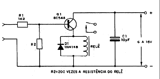 Driver de Relé Com Ganho 100 (Controle de potência) Driver de Relé Com Ganho 100 (Controle de potência)