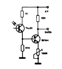 Foto-Transistor com Controle de Corrente 
