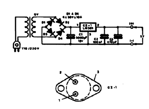 Fonte TTL 5 V x 5 - Lm<sup>3</sup>01 Fonte TTL 5 V x 5 - Lm<sup>3</sup>01