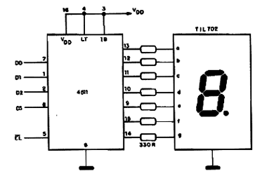 Decodificador CMOS de 7 Segmentos Decodificador CMOS de 7 Segmentos