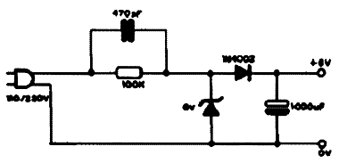 Eliminador de Pilhas de 6 V x 20 mA Eliminador de Pilhas de 6 V x 20 mA