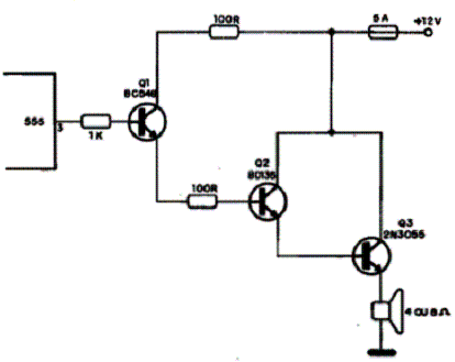 Etapa de Potência Para o 555 Etapa de Potência Para o 555