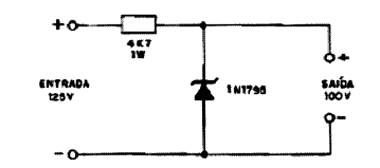 Regulador de 100 V x 5 mA Regulador de 100 V x 5 mA