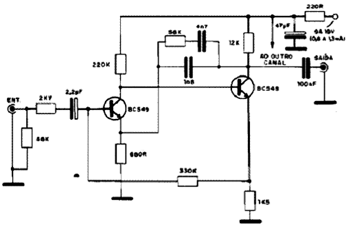 Préamplificador de Áudio m<sup>2</sup>04 Préamplificador de Áudio m<sup>2</sup>04