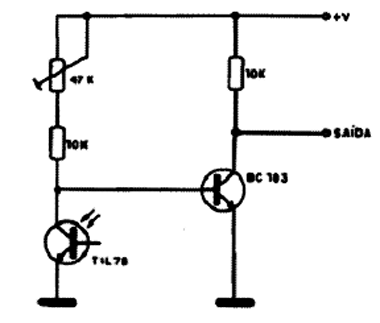 Controle de Corrente Para Foto-Transistor Controle de Corrente Para Foto-Transistor
