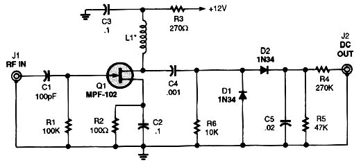 Detector de RF Ativo Detector de RF Ativo