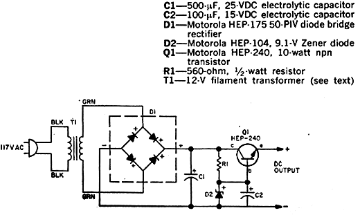  Fonte de 9 V x 250 mA 