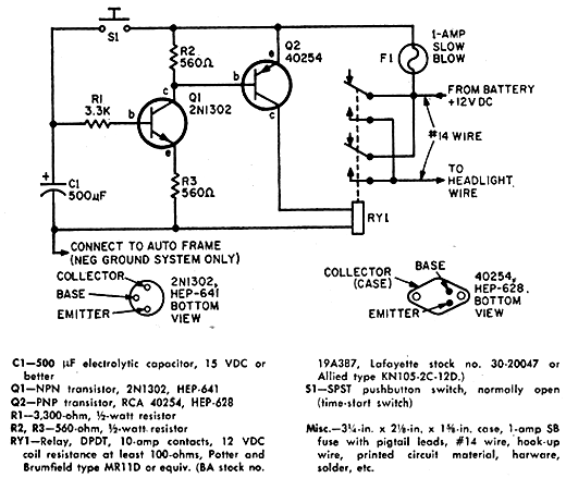 Temporizador de 12 V Temporizador de 12 V