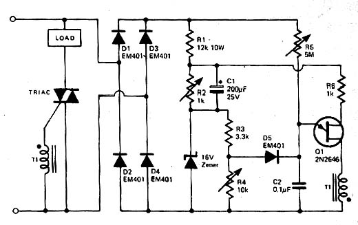  Regulador de Tensão Com Triac 