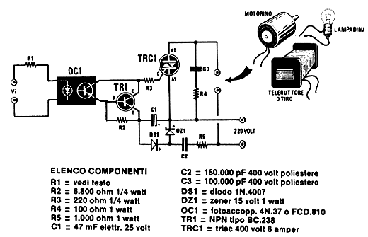 Acionamento de Carga AC Com Acoplador Óptico e Triac Acionamento de Carga AC Com Acoplador Óptico e Triac