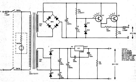 Fonte Para Amplificador de 25 W Fonte Para Amplificador de 25 W