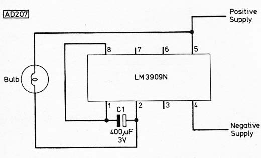 Pulsador Lâmpada de Muito Baixo Consumo – LM3909
Pulsador Lâmpada de Muito Baixo Consumo – LM3909