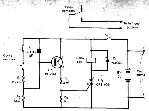Alarme com Transistor e SCR Alarme com Transistor e SCR