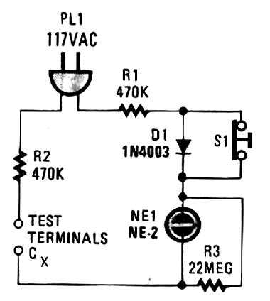 Teste de Capacitores Teste de Capacitores