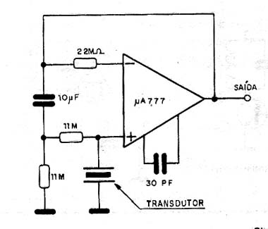 Amplificador Para Transdutor Capacitivo Amplificador Para Transdutor Capacitivo