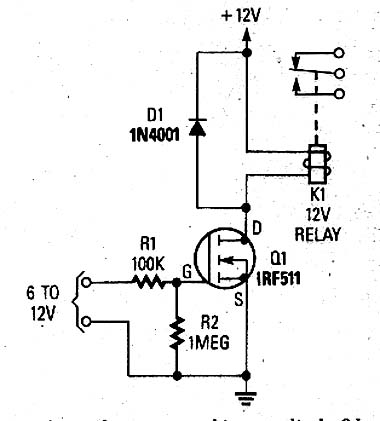 Relé Sensível Com MOSFET Relé Sensível Com MOSFET