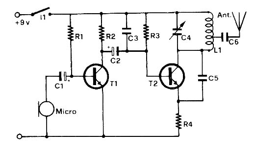  Micro-Transmissor de FM  