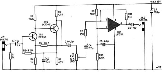 Pré-Amplificador Para Microfone
Pré-Amplificador Para Microfone