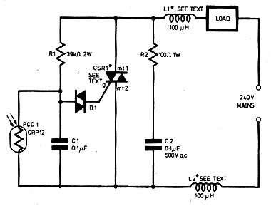 Interruptor Noturno com Triac
Interruptor Noturno com Triac