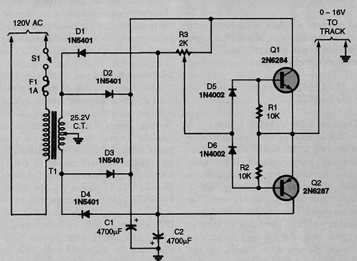 Fonte Variável de -16 a +16 V x 2 A
Fonte Variável de -16 a +16 V x 2 A