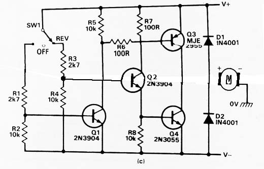 Reversão de Motor DC com Transistores (2)
Reversão de Motor DC com Transistores (2)