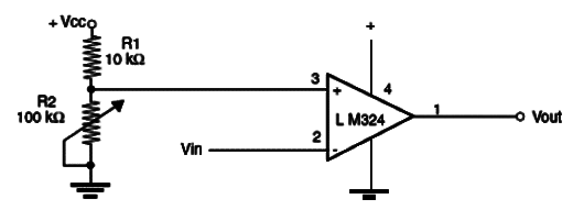 Comparador de Tensão Básico LM324 (2)
Comparador de Tensão Básico LM324 (2)