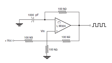 Oscilador Retangular LM324
