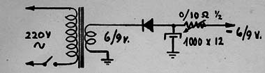 Fonte Não Regulada de 6 a 9 V
Fonte Não Regulada de 6 a 9 V