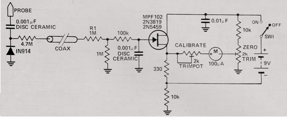Voltímetro de RF
Voltímetro de RF