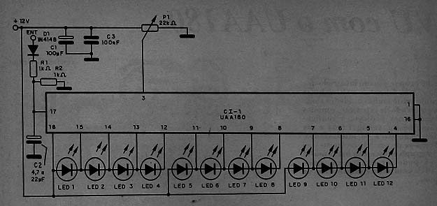 VU-Meter com o µAA180
VU-Meter com o µAA180