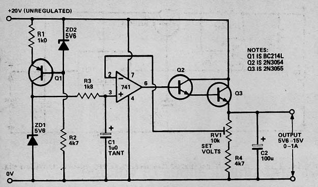 Regulador Variável de 0 a 1 A
Regulador Variável de 0 a 1 A