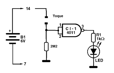 Chave de Toque com o 4011 Chave de Toque com o 4011