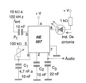  Decodificador FM com o 567
