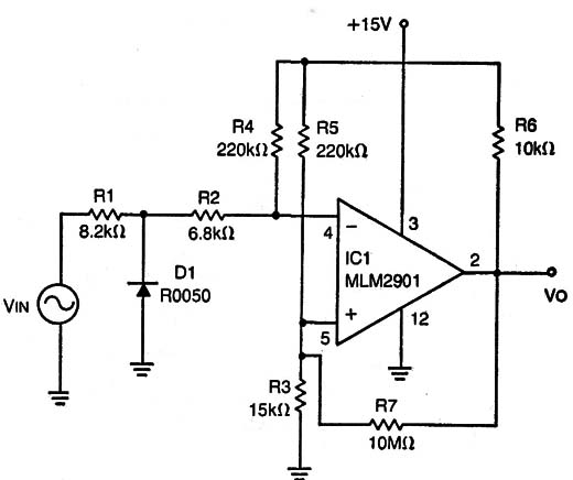  Detector de Passagem por Zero 
