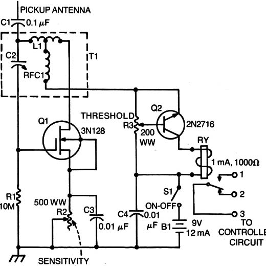 Relé de Aproximação com MOSFET
Relé de Aproximação com MOSFET