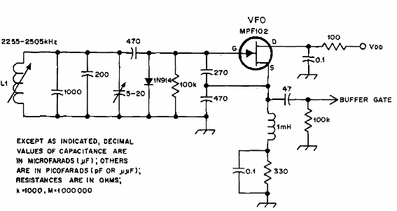  VFO Para a Faixa dos 160 metros 
