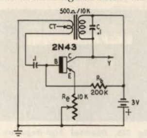  Oscilador Transistorizado Antigo 

