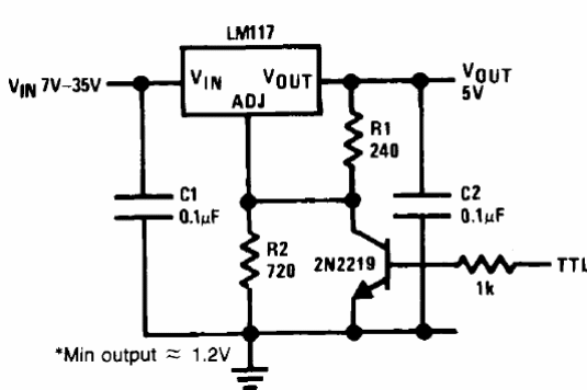 Regulador TTL
Regulador TTL