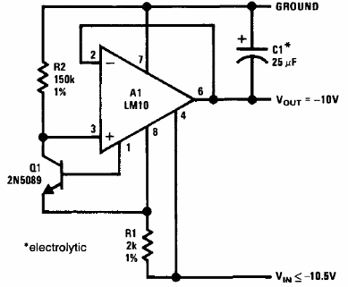 Regulador Negativo LM10
Regulador Negativo LM10