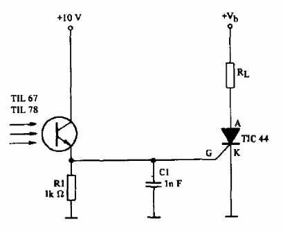 Relé de Luz com SCR
Relé de Luz com SCR