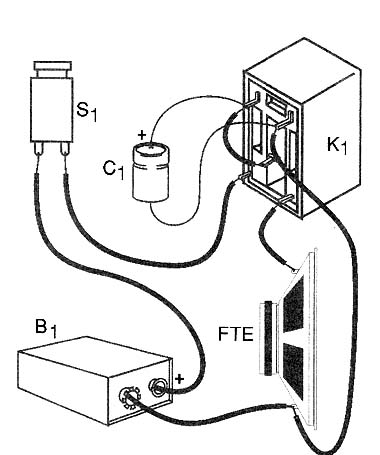 Circuito e componentes interligados diretamente Circuito e componentes interligados diretamente