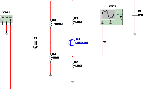 Figura 1 – Inversor de fase com 1 transistor.
Figura 1 – Inversor de fase com 1 transistor.