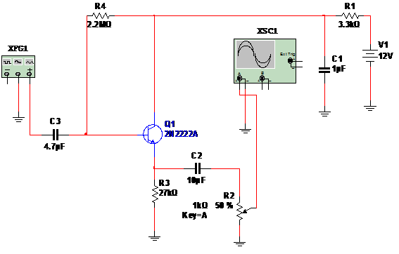 Figura 1 – Circuito do casador de impedâncias.
Figura 1 – Circuito do casador de impedâncias.