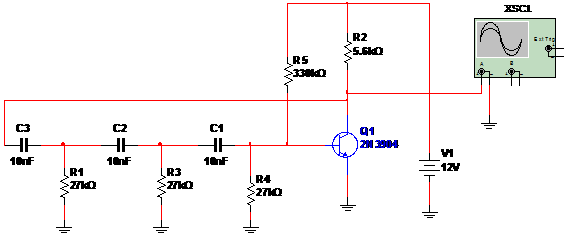 Figura 1 – Diagrama do oscilador.
Figura 1 – Diagrama do oscilador.