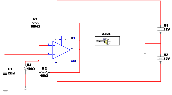 MSB051 - Oscilador 741 com Som
