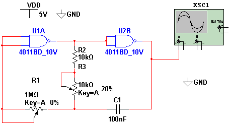 Circuito do oscilador controlado pela luz - 3 
