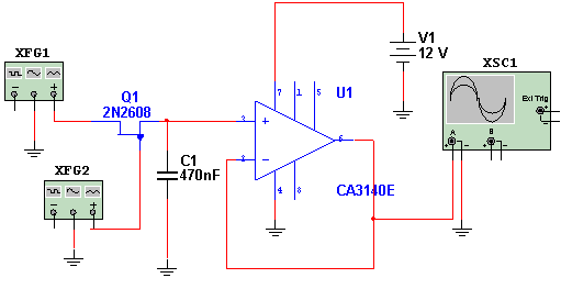 Sample and holding. Sample and holding.